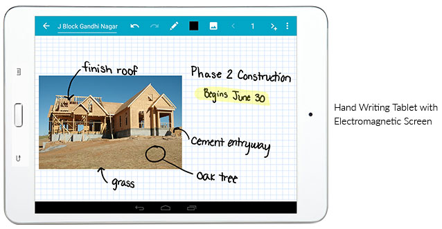 Hand Writing Tablet with Electromagnetic Screen