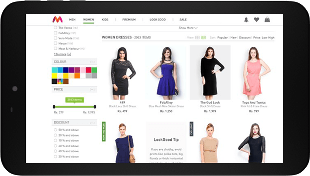 Myntra Home Page